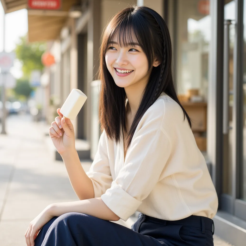 帰りにコンビニでアイスも食べました。なんてことない一日でしたけど、なんか満足して...