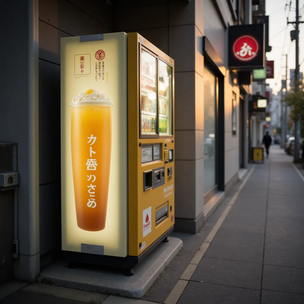 帰り道に自動販売機でホット飲料の取り扱い開始の貼り紙を見つけました。まだ昼間は普...