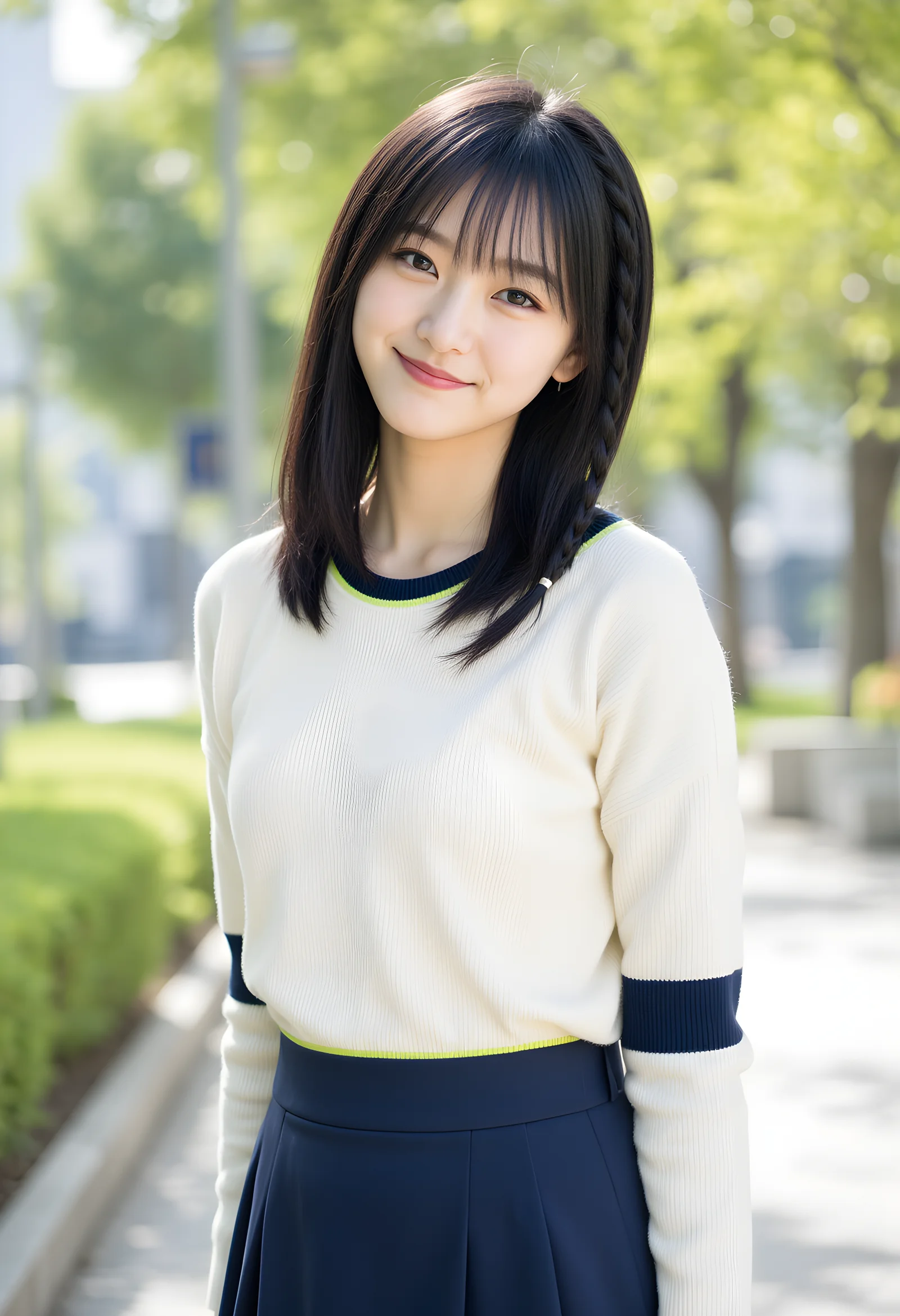 桃井りせ 屋外での一枚